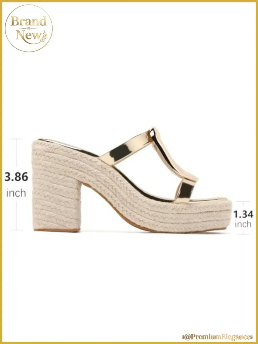 Block Heel Espadrille Sandals
